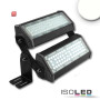 ISO113747 / LED Fluter/Hallenleuchte LN 2x 50W, IK10, 30°x70°, IP65, 1-10V dimmbar, neutralweiß / 9009377063039