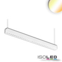 ISO114061 / LED Aufbau/Hängeleuchte Linear Raster 40W, anreihbar, weiß, ColorSwitch 3000|3500|4000K / 9009377070372
