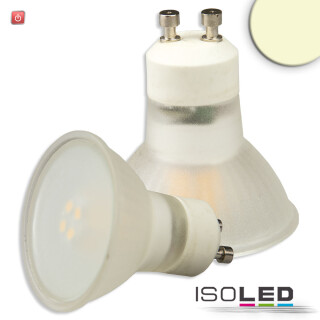 ISO113759 / GU10 LED Strahler 3W, 270°, opal, warmweiß / 9009377063244