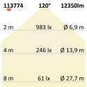 ISO113774 / LED Deckenleuchte, DN1000, weiß, 160W,...