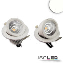 ISO113785 / LED Shop-Downlight Sphere, 35W, ausschwenkbar, weiß, neutralweiß / 9009377063671