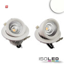 ISO113785 / LED Shop-Downlight Sphere, 35W, ausschwenkbar, weiß, neutralweiß / 9009377063671