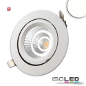 ISO113785 / LED Shop-Downlight Sphere, 35W, ausschwenkbar, weiß, neutralweiß / 9009377063671
