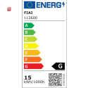 ISO114267 / LED Wegeleuchte Poller-1, 60cm, 7W, sandschwarz, warmweiß / 9009377075193