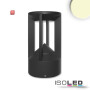 ISO114271 / LED Leuchte Poller-4, 9W, sandschwarz, warmweiß / 9009377075278