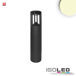 ISO114276 / LED Wegeleuchte Poller-4, 40cm, 9W, sandschwarz, warmweiß / 9009377075360