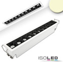 ISO113848 / LED Einbauleuchte Raster Line weiß/schwarz , dimmbar, 20W, warmweiß / 9009377065088