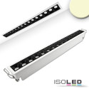 ISO113849 / LED Einbauleuchte Raster Line weiß/schwarz , dimmbar, 30W, warmweiß / 9009377065101