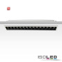ISO113849 / LED Einbauleuchte Raster Line weiß/schwarz , dimmbar, 30W, warmweiß / 9009377065101