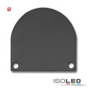 ISO113191 / Endkappe EC46 Alu schwarz RAL 9005 für...