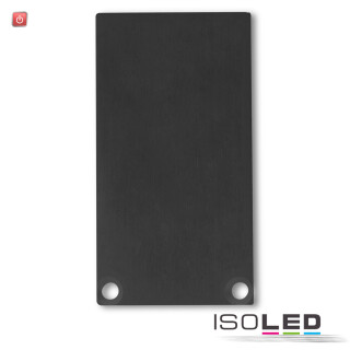 ISO113199 / Endkappe EC49 Alu schwarz RAL 9005 für SURF/DIVE24 mit COVER12, 2 STK, inkl. Schrauben / 9009377049736