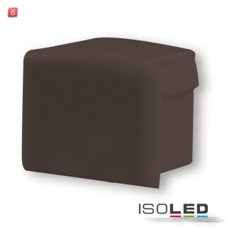 ISO113210 / Endkappe EC4B schwarz für Profil SURF12, 1 STK / 9009377049958