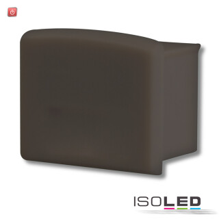 ISO113213 / Endkappe EC10B schwarz für Profil SURF12 BORDERLESS, 1 STK / 9009377050015