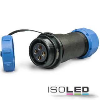ISO112127 / Adapter FEMALE, Weipu 4 polig IP67, mit Schutzkappe / 9009377024313