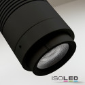 ISO113596 / 3-PH Schienen-Strahler fokussierbar, 35W, 20°-60°, schwarz, 3500K / 9009377058608