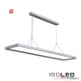 ISO113248 / LED Office Pro Pendelleuchte Up+Down, 20+40W, silber, UGR<19, 4000K, 1-10V dimmbar / 9009377050855