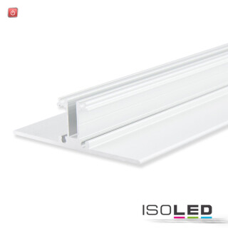 ISO113609 / LED Leuchtenprofil 2SIDE Aluminium pulverbeschichtet weiß, 200cm / 9009377060083