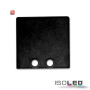ISO113613 / Endkappe EC 58B schwarz für Profil SURF16, 2 STK, inkl. Schrauben / 9009377060151
