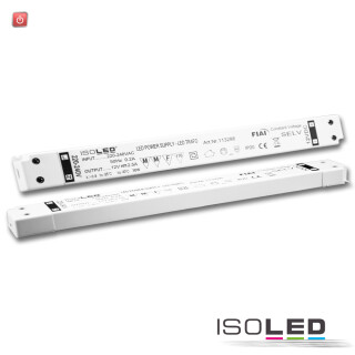 ISO113286 / LED Trafo 12V/DC, 0-30W, slim, SELV / 9009377051623
