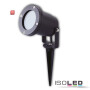 ISO113296 / Aufbaustrahler GU10, IP65, schwarz inkl. Erdspieß / 9009377051791