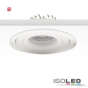 ISO113304 / LED Einbaustrahler SUNSET mit variabler Tiefe, weiß, 9W, 45°, 2000-2800K, Dimm-to-warm / 9009377051951