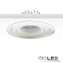 ISO113304 / LED Einbaustrahler SUNSET mit variabler Tiefe, weiß, 9W, 45°, 2000-2800K, Dimm-to-warm / 9009377051951