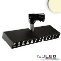 ISO114094 / 3-PH Raster-Schienen-Strahler, 35W, 45°, schwarz matt, warmweiß / 9009377071188