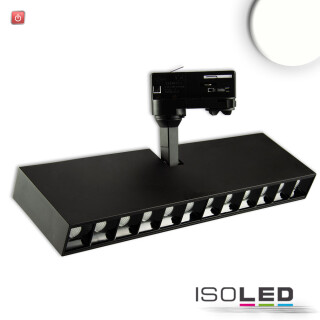 ISO114095 / 3-PH Raster-Schienen-Strahler, 35W, 45°, schwarz matt, neutralweiß / 9009377071201