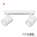 ISO114098 / Wand-/Deckenleuchte GU10 Dual, IP20,...