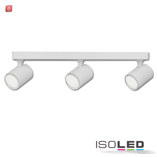 ISO114100 / Wand-/Deckenleuchte GU10 Triple, IP20, weiß, exkl. Leuchtmittel / 9009377071300