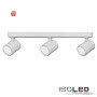 ISO114100 / Wand-/Deckenleuchte GU10 Triple, IP20, weiß, exkl. Leuchtmittel / 9009377071300