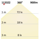 ISO113322 / E27 T45 8W neutralweiß, 360°, dimmbar / 9009377052583