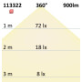ISO113322 / E27 T45 8W neutralweiß, 360°, dimmbar / 9009377052583