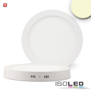ISO113330 / LED Deckenleuchte weiß, 24W, rund, 300mm, warmweiß dimmbar / 9009377052767
