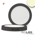 ISO113331 / LED Deckenleuchte schwarz, 24W, rund, 300mm,...