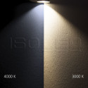 ISO113335 / LED Einbaustrahler Sys-90, 12W, ColorSwitch 3000K|4000K, dimmbar (exkl. Cover) / 9009377052880
