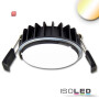 ISO113335 / LED Einbaustrahler Sys-90, 12W, ColorSwitch 3000K|4000K, dimmbar (exkl. Cover) / 9009377052880