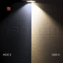 ISO113335 / LED Einbaustrahler Sys-90, 12W, ColorSwitch 3000K|4000K, dimmbar (exkl. Cover) / 9009377052880