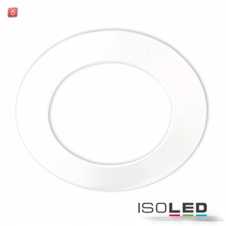 ISO113336 / Cover Aluminium rund weiß für Einbaustrahler Sys-90 / 9009377052903
