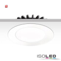 ISO113336 / Cover Aluminium rund weiß für Einbaustrahler Sys-90 / 9009377052903