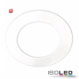 ISO113336 / Cover Aluminium rund weiß für Einbaustrahler Sys-90 / 9009377052903