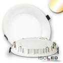 ISO112942 / LED Downlight, 15W, ultraflach, ColorSwitch 2600K|3100K|4000K, dimmbar / 9009377043468
