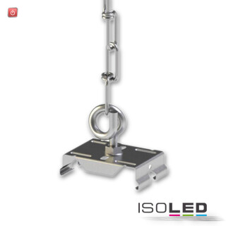 ISO112962 / FastFix LED Linearsystem Stahlkette 2m inkl. Haken und Montageclip / 9009377043741