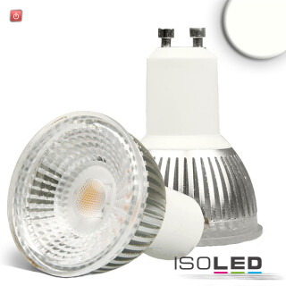 ISO112971 / GU10 LED Strahler 6W GLAS-COB, 70°, neutralweiß, dimmbar / 9009377043833