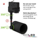 ISO113045 / 3-PH Schienen-Adapter für GU10-Spots, schwarz / 9009377045523