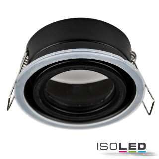 ISO113055 / Einbaurahmen Sys-68 für GU10/MR16 Spots, IP65, inkl. GU10 Sockel u. Glaslinse (exkl. Cover) / 9009377046520
