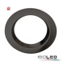 ISO113355 / Cover Aluminium rund schwarz rückversetzt für Einbaustrahler Sys-90 / 9009377052996