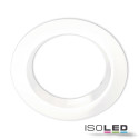 ISO113356 / Cover Aluminium rund weiß rückversetzt für Einbaustrahler Sys-90 / 9009377053016