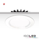 ISO113356 / Cover Aluminium rund weiß rückversetzt für Einbaustrahler Sys-90 / 9009377053016
