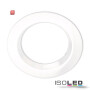 ISO113356 / Cover Aluminium rund weiß rückversetzt für Einbaustrahler Sys-90 / 9009377053016